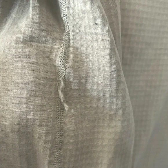 POLARTEC Fleece Desert Tan Quarter Zip Long Sleeve Collared Pullover Size Small - Picture 9 of 10